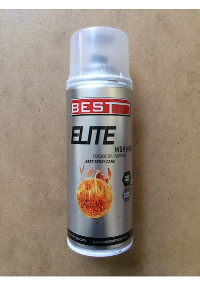 Best 600 Derece Isıya Dayanıklı Eksoz ve Soba Boyası 400 ML Siyah