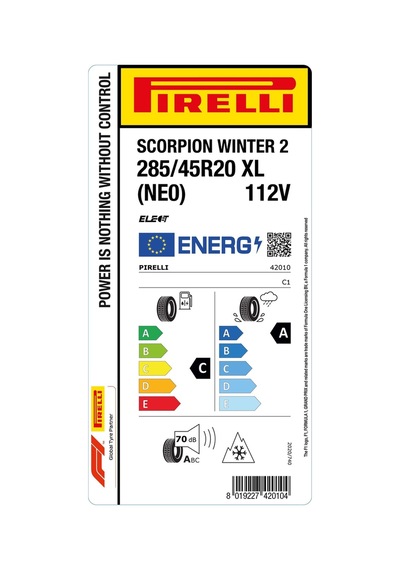Pirelli 285/45 R20 112V XL Scorpion Winter 2 Ne0 Elt Kış Lastiği 2025