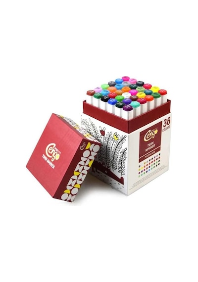 Cengo Twin Marker Çift Uçlu Kalem 36 Renk Cgo-132
