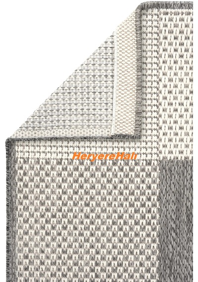 Mono Mno 01 Grey Hav Toz Vermez Kaymaz Tabanlı Şık Kilim