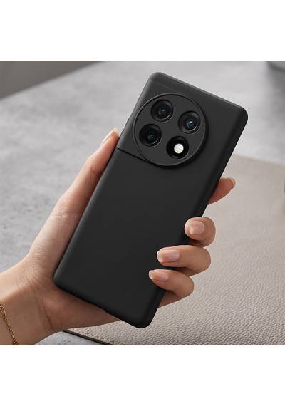 Caseonn Oneplus 11 Kılıf Kamera Korumalı Mikrofiber Astarlı Lansman Siyah