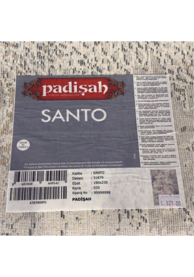 Padişah Halı Santo Serisi 31879 035 Tüm Ebatlar