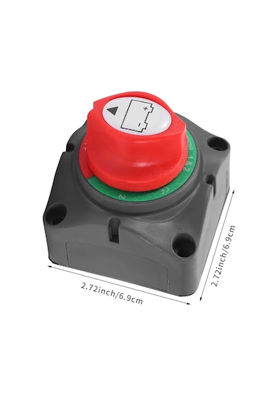AKÜ DEVRE KESİCİ ŞALTERİ 300A 3P 12-48V 1+2 ÇİFT DEVRELİ 2 KADEME