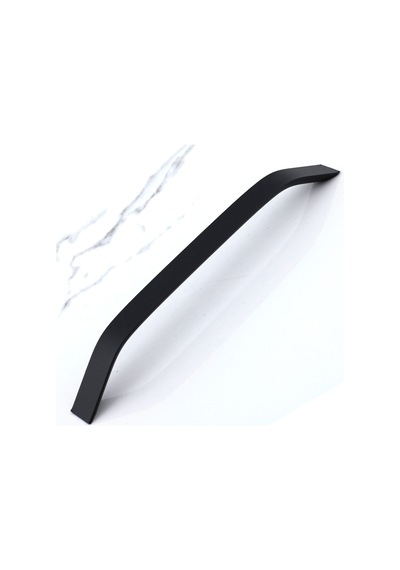 Şahin Siyah Metal Kulp 224 Mm - 22.4 Cm Mobilya Çekmece Mutfak Dolabı Dolap Kulpları Kulbu Kulpu Siyah