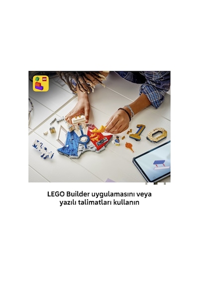 LEGO® Editions Kylian Mbappé – Unutulmaz Futbol Anları 43013 - 10 Yaş ve Üzeri Çocuklar için Dekoratif Futbol Modeli Yapım Seti (490 Parça)