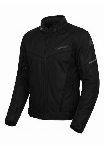 Xspeed Zeus Plus 4 Mevsimlik Korumalı Motosiklet Montu Yeni Sezon Siyah