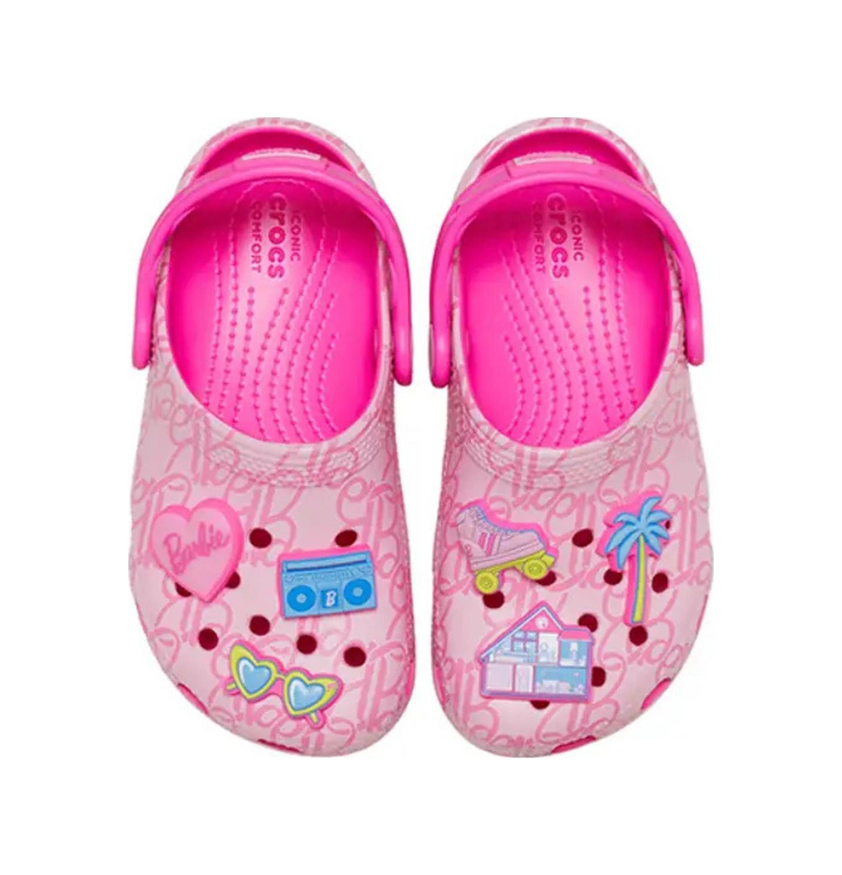 Crocs Classic Clog K Barbie Pembe Çocuk Terlik-10861 Pembe