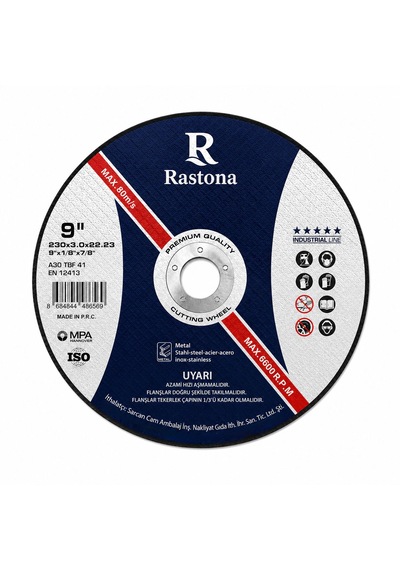 Rastona Metal Kesici Taş 230x3.0x22.23mm 25 Adet