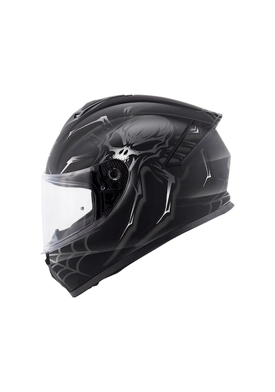 50.x Arachno Mat Siyah-gri Kask Çok Renkli