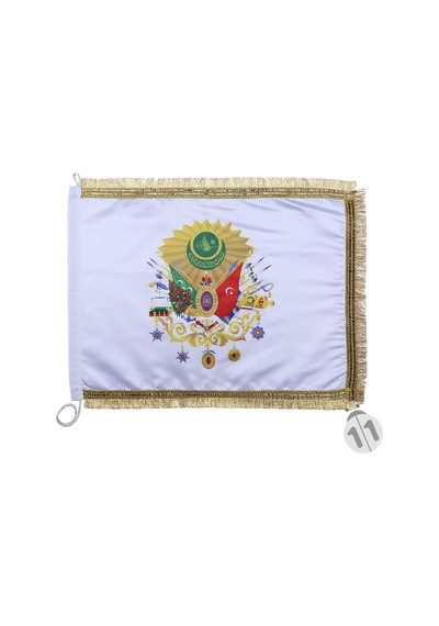 Osmanlı Arma Sancağı Osmanlı Sancağı Beyaz 70 x 105 CM