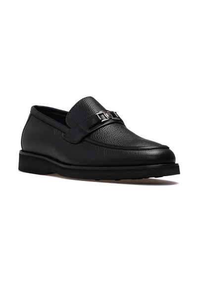 Pierre Cardin Erkek Hakiki Deri Loafer Hafif Ayakkabı 25k 119569 M Siyah Siyah