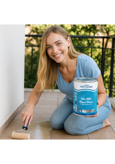 Glz 500 Glass Floor Şeffaf Su Yalıtımı 1 Kg
