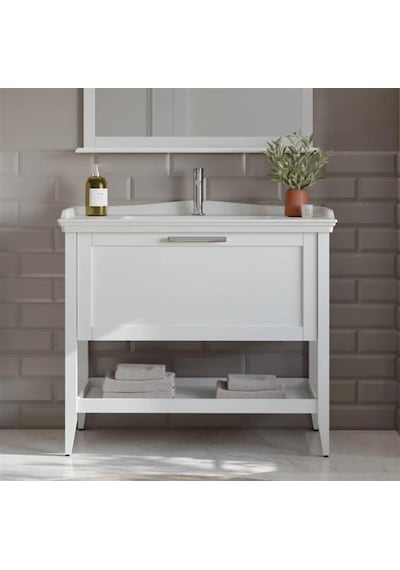 Orka Bastle 80 Alt Modül + Lavabo Mat Beyaz Diğer Orka Bastle 80 Alt Modül + Lavabo Mat Beyaz Diğer