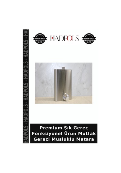 Premium Şık Gereç Fonksiyonel Ürün Mutfak Gereci Musluklu Matara Çok Renkli