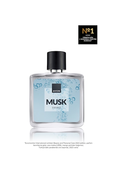 Musk Exhale Erkek Parfüm Edt 75 Ml. Üçlü Paket Turunçgil