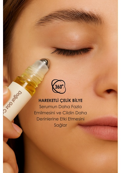 Doğal Göz Çevresi Serumu 10 Ml - Koyu Halkalar Ve İnce Çizgilere Karşı Aydınlatıcı Bakım Yağı
