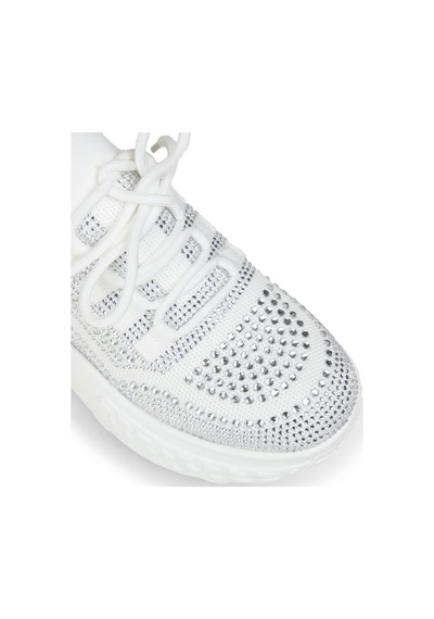 Deery Kadın Beyaz Taşlı Platform Sneaker - K0018zbyzc01 Beyaz
