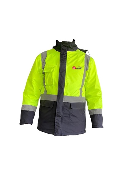 Reflektörlü Parka Sarı Lacivert Small Çok Renkli
