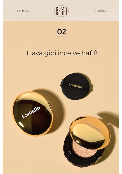Nemlendirici Etkili Cushion Fondöten Camellia Air Fit Cushion No 21 Diğer