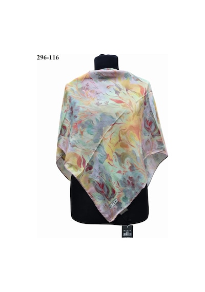 Zer Scarf Zer Scarfs Dijital Soft Pamuk Eşarp 296-116 Çok Renkli