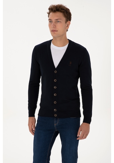U.s. Polo Assn. Erkek Lacivert Hırka Triko 50313702-vr033 Lacivert