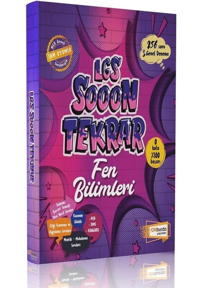 8. Sınıf LGS Son Tekrar Fen Bilimleri - On Burda Yayıncılık