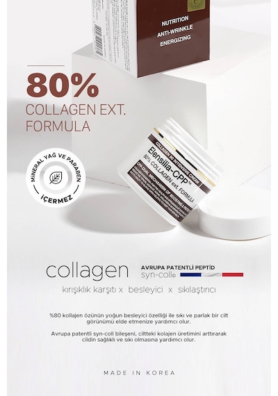 Elensilia    %80 Kolajen Krem Elensilia Cpp 80 Collagen ula Cream