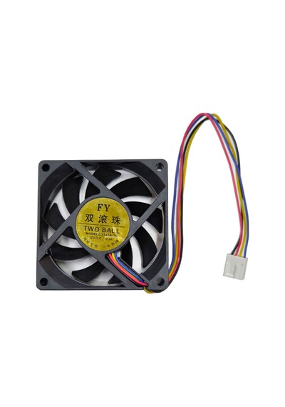 7 Cm 12v 4 Pinli Fan 7cmx7cmx1.5cm 12v 7cm Fan