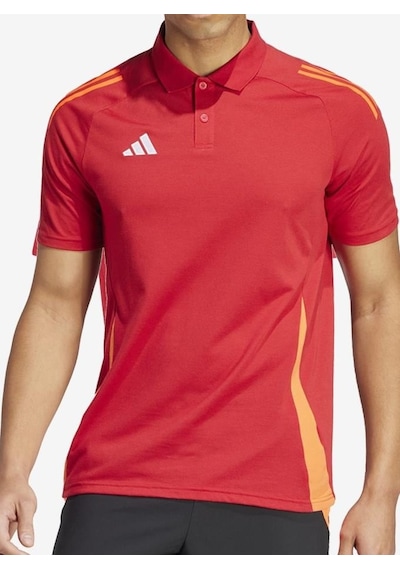 Adidas Tıro24 C Polo Erkek Polo Yaka Tişört Kirmizi