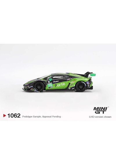 Mini Gt 1062 1/64 Lamborghini Huracán Gt3 Evo2 78 Forte Racing 2024 Imsa Daytona 24 Hrs