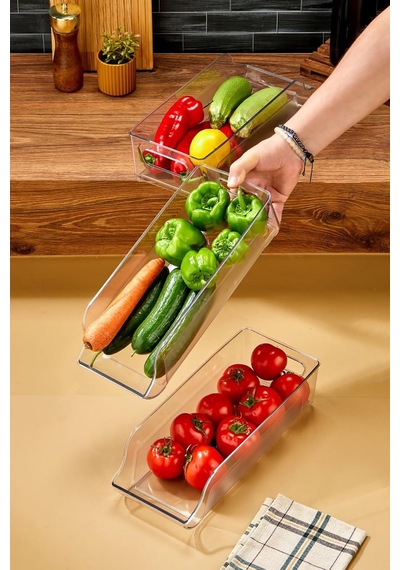 Buzdolabı Ve Dolap İçi Düzenleyici Organizer Seti 3'lü, Can.po.09 Diğer