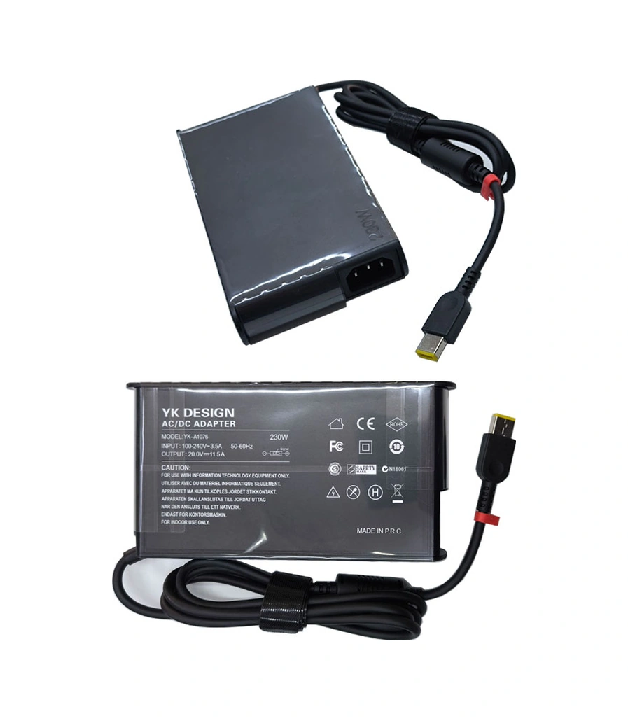 Leneova İle Uyumlu 19v 11.5a Usb Kare Uç 230w Notebook Adaptörü