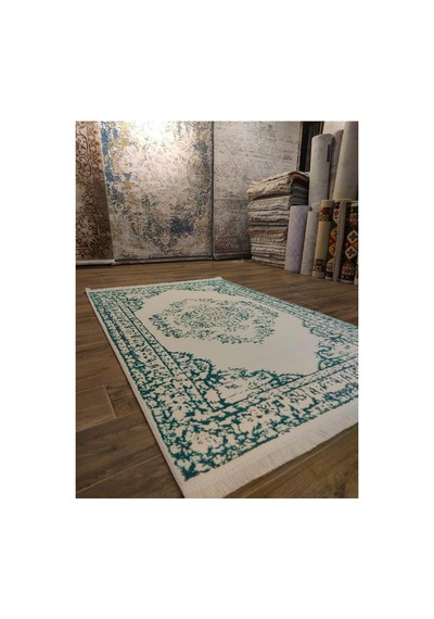 Prestij 21313d Mavi Halı Çok Renkli