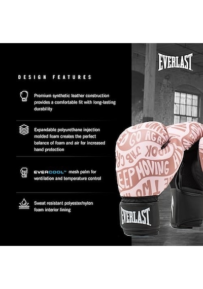 Üniseks Yetişkin Boks Eldiveni Spark Glove Antrenman Eldiveni Açık Mavi