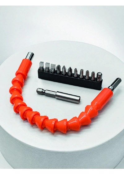 300 Mm Esnek Şaftlı Bits Uç Seti Dar Alanlar İçin Vida Sökme Ve Takma Seti 02710355