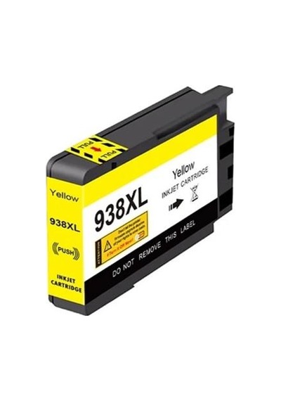 Hp 938xl İle Uyumlu Sarı Muadil Inkjet Kartuş 27ml