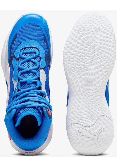 Puma Playmaker Pro Mid Erkek Basketbol Ayakkabı 37790208-saks Saks