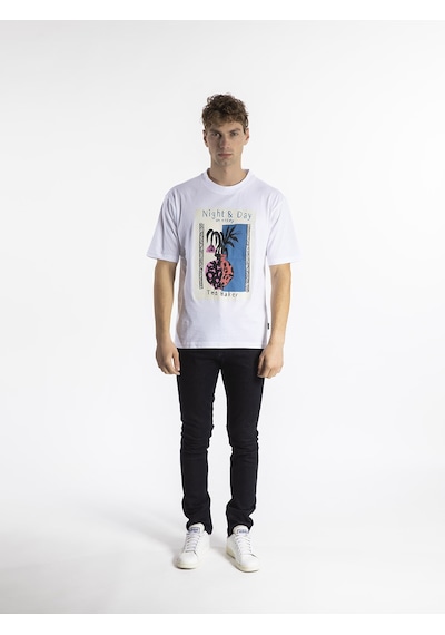 TED BAKER Erkek T'shirt  TBR6545 Beyaz