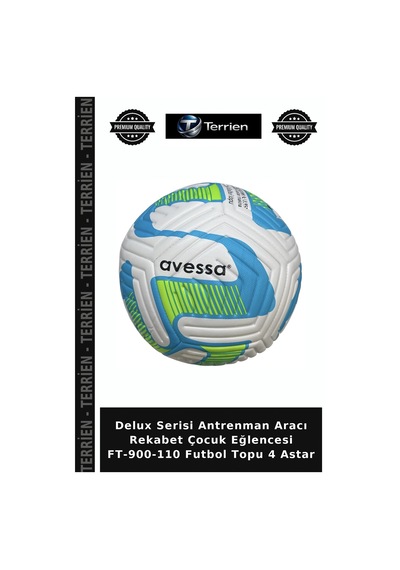 Delux Serisi Antrenman Aracı Rekabet Çocuk Eğlencesi Ft-900-110 Futbol Topu 4 Astar Çok Renkli
