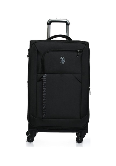 U.s. Polo Assn. Orta Boy Kumaş Valiz Siyah 22804