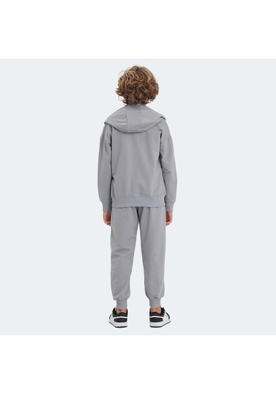 Slazenger LOCAL IN Unisex Çocuk Eşofman Takımı Taş Gri
