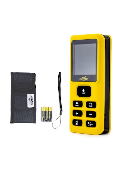 Dawreek Mesafe Ölçer E40 Yellow 80 Metre Dijital El Tipi Mesafe Ölçüm Cihazı