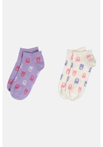 Mayoral Benetton 2'li Babet Çorap Bnt-g24072 Çorap Lila