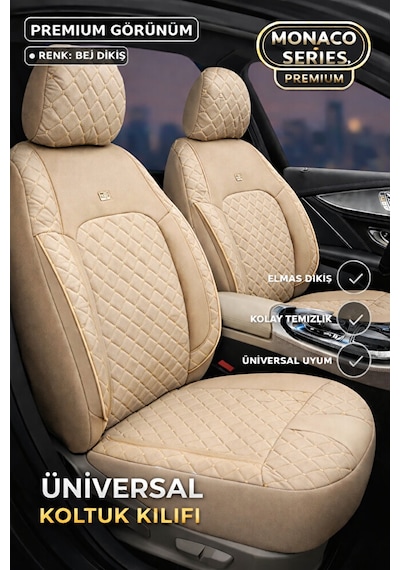 Chrysler Pt Cruiser Hb 2000 2010 Monaco Serisi Eviza Bej Koltuk K