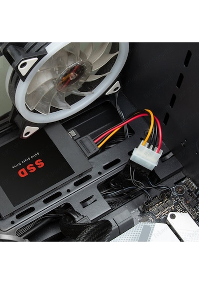 4 Pin Lp4 Molex Erkek To Sata Power Güç Kablosu