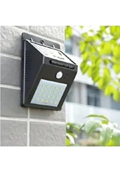 20 Led'li Güneş Enerjili Hareket Sensörlü Bahçe Lambası 4 Işık