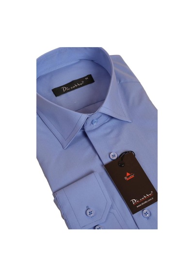 Dicotto Koyu Mavi Rahat Kesim Cepli Uzun Kol Regular Fit Erkek Gömlek - 150-23 001