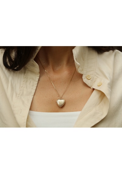 Reis Kuyumculuk T9977 Heart Locket Altın Kolye