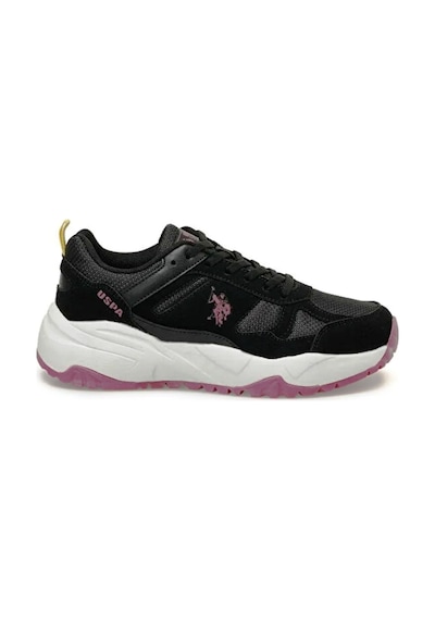 U.s. Polo Assn. Satorı Wmn 3pr Bağcıklı Phlon/termo Taban Kadın Sneaker Siyah