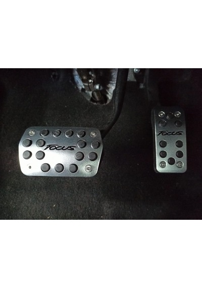 Ford Focus Spor Pedal Seti - Siyah Yazılı (Otomatik / 2010-2019)